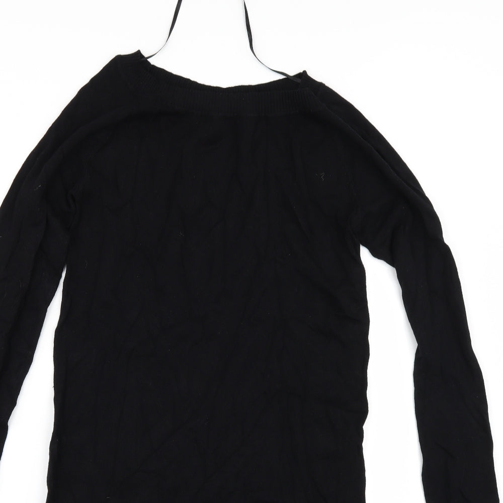 Villa Womens Black   Jumper Dress  Size S