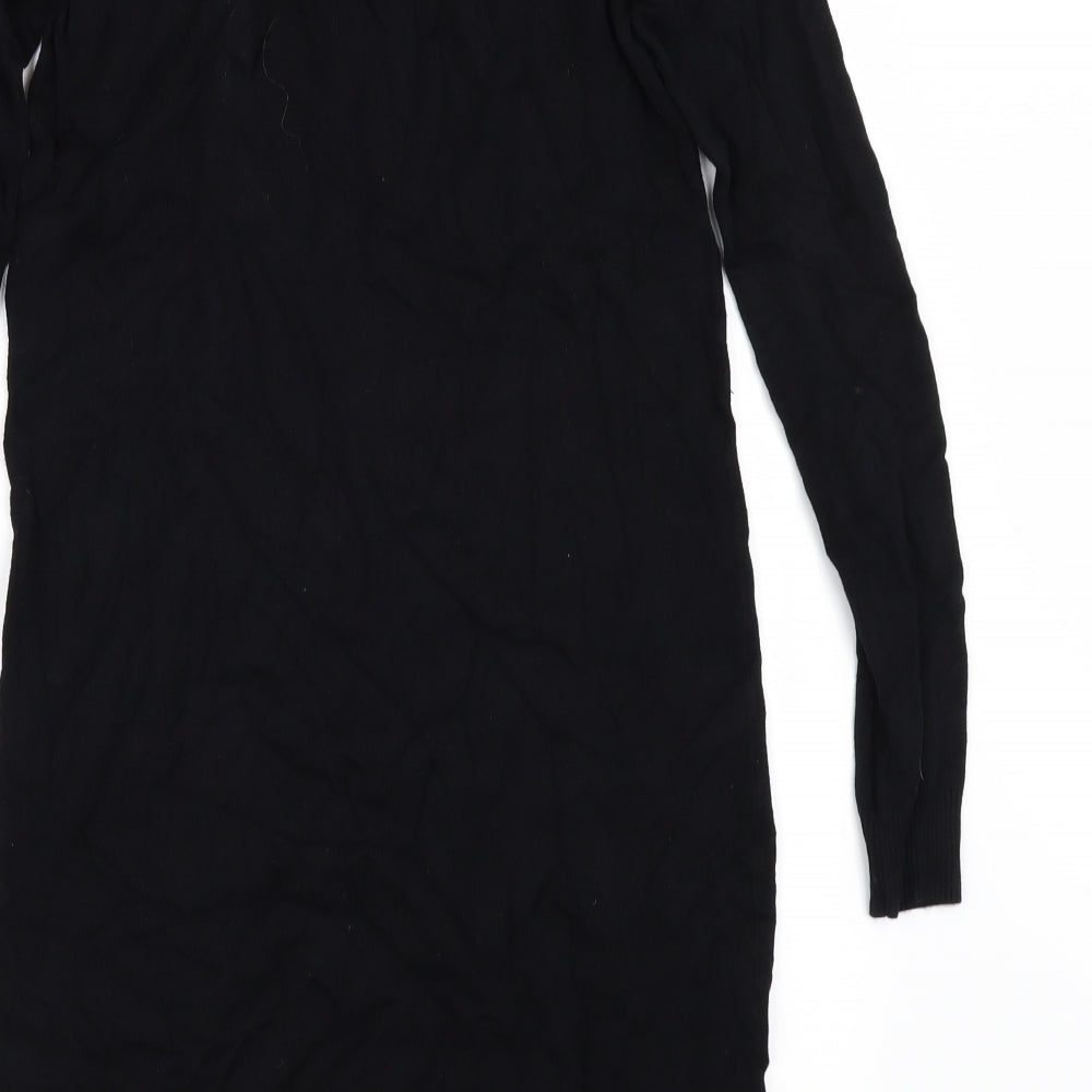 Villa Womens Black   Jumper Dress  Size S
