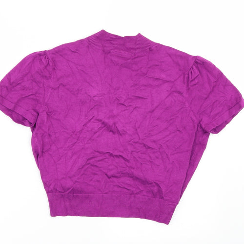 Laura Ashley Womens Purple   Shrug Jumper Size 12