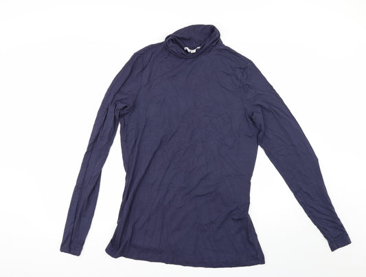 Front view of LTS men’s blue jumper, size M