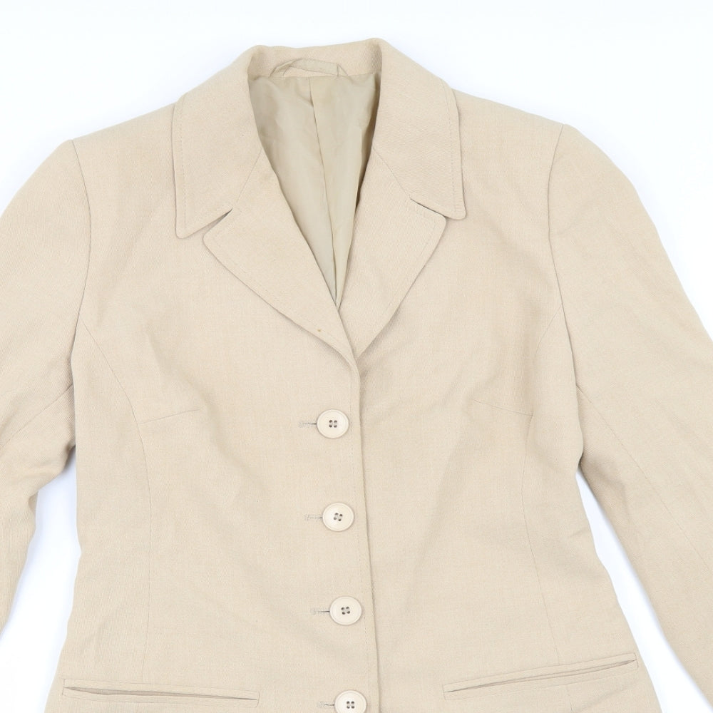 NEXT Womens Beige   Jacket  Size 8