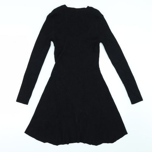 Primark Womens Black   Skater Dress  Size L