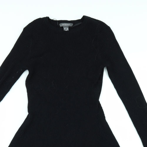 Primark Womens Black   Skater Dress  Size L