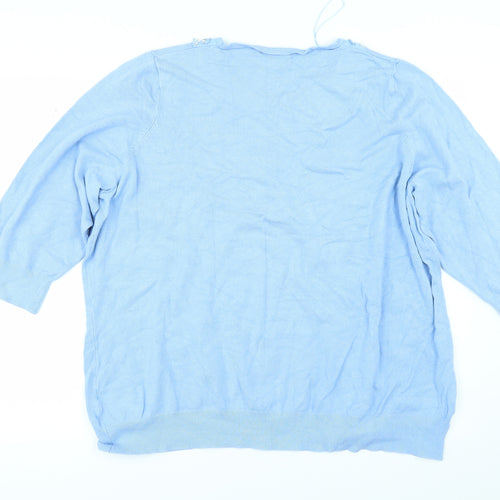 BM Womens Blue   Pullover Jumper Size XL