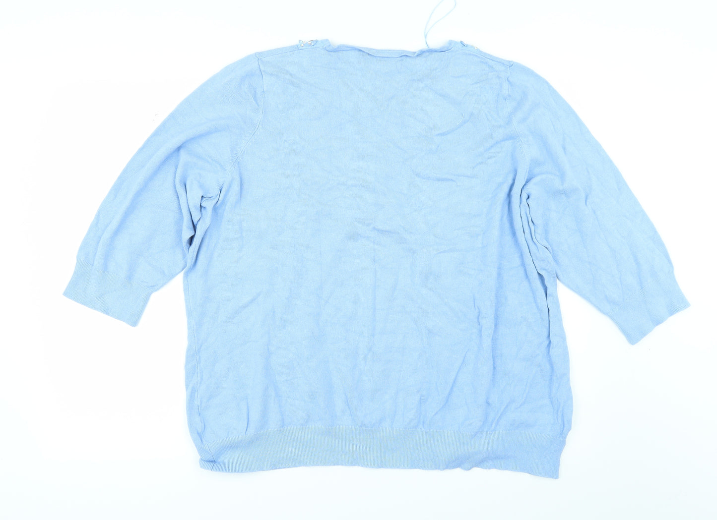 BM Womens Blue   Pullover Jumper Size XL