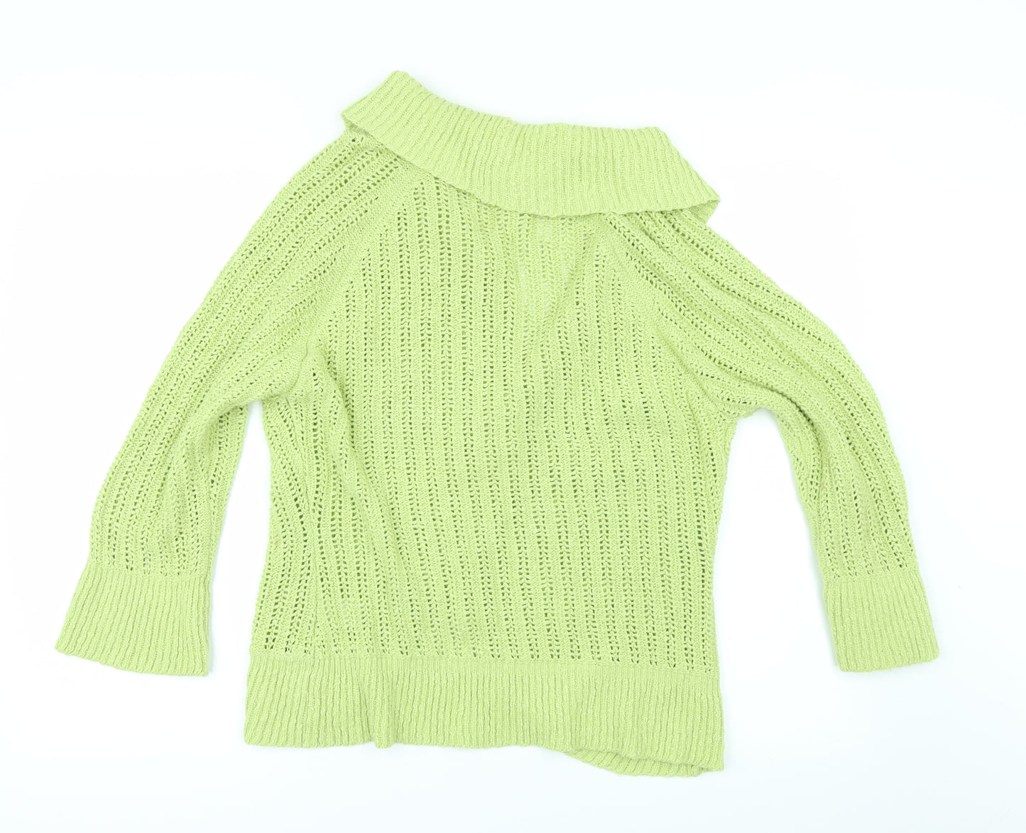 Marks and Spencer Womens Green   Cardigan Jumper Size 14