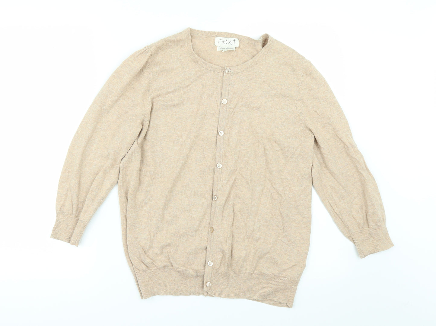 NEXT Womens Beige   Cardigan Jumper Size 16