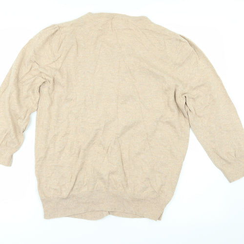 NEXT Womens Beige   Cardigan Jumper Size 16