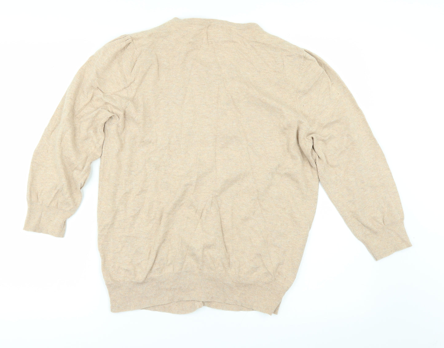 NEXT Womens Beige   Cardigan Jumper Size 16