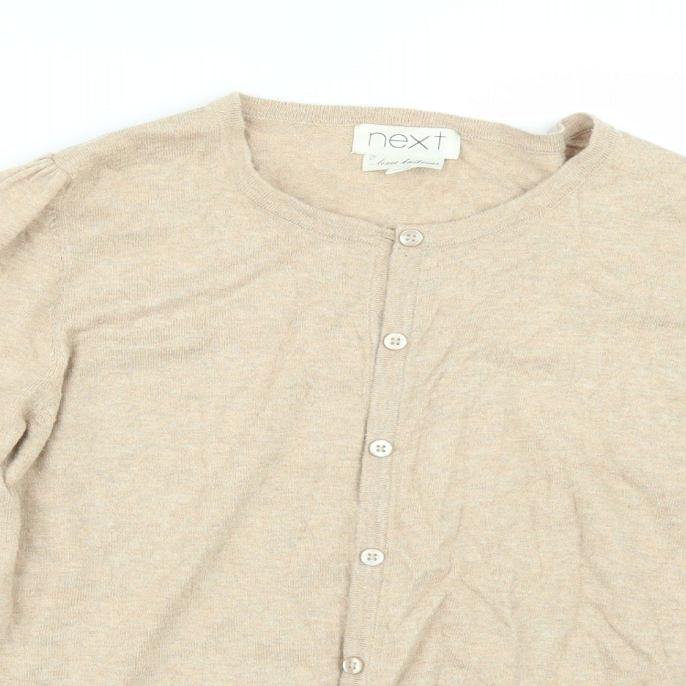 NEXT Womens Beige   Cardigan Jumper Size 16
