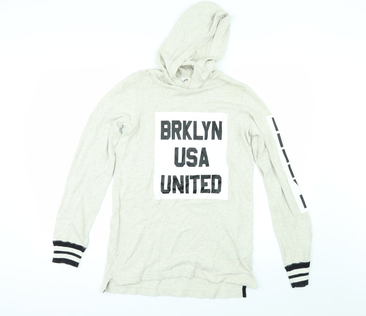 H&M Girls Beige   Pullover Hoodie Size 13-14 Years