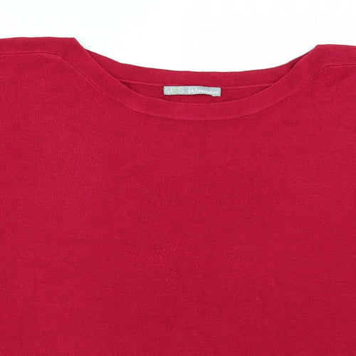 Marks and Spencer Womens Red   Pullover Jumper Size 12
