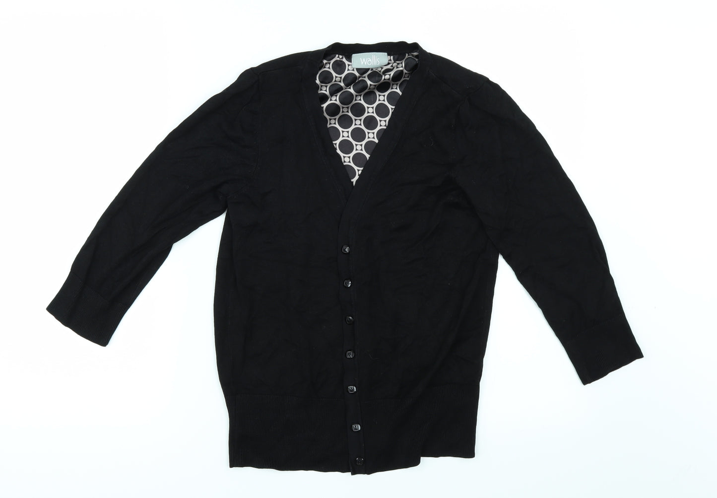 Wallis Womens Black   Cardigan Jumper Size 10