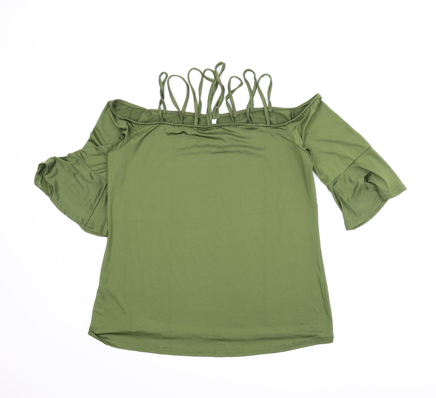 Preworn Womens Green   Basic Blouse Size XL