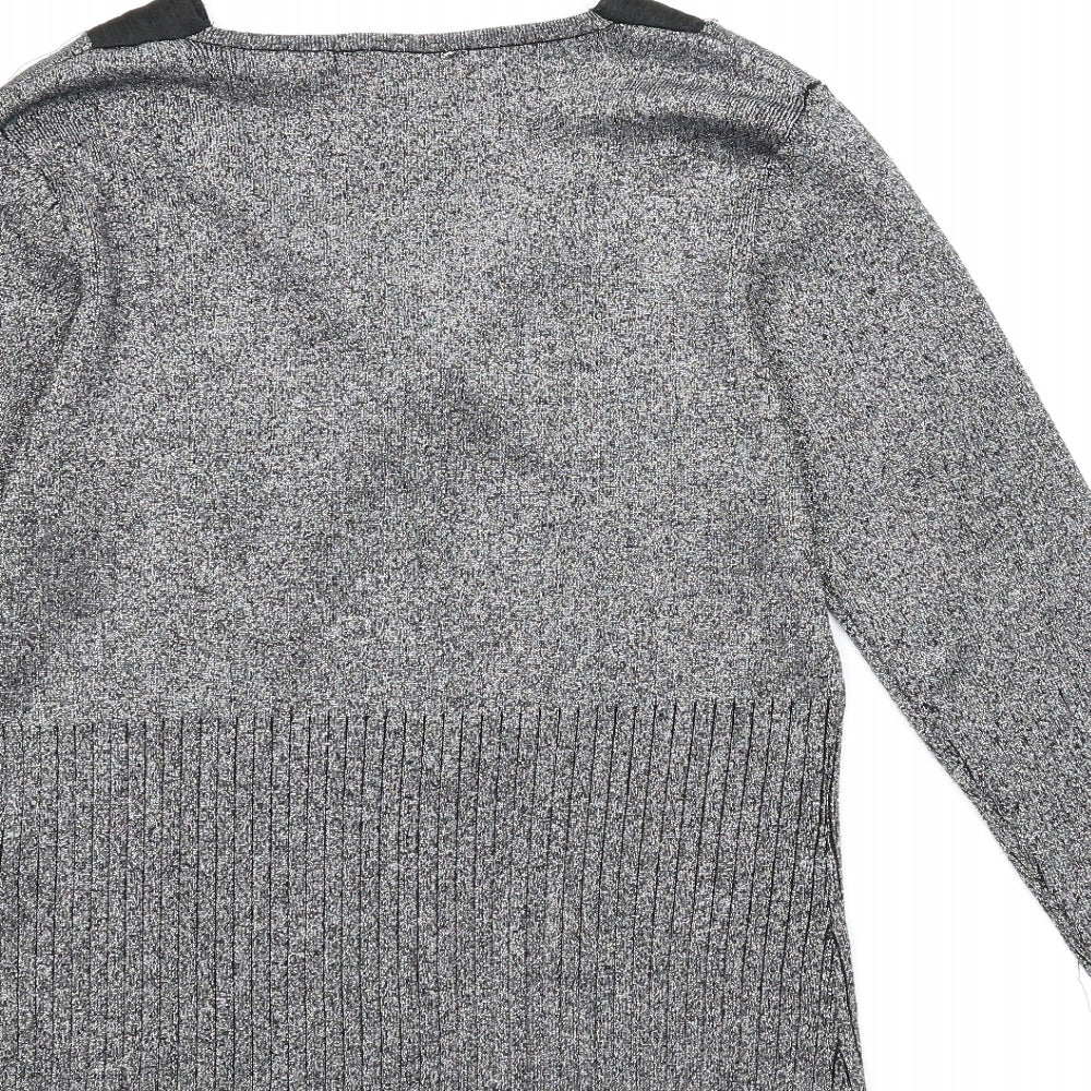 Preworn Womens Silver   Pullover Jumper Size L
