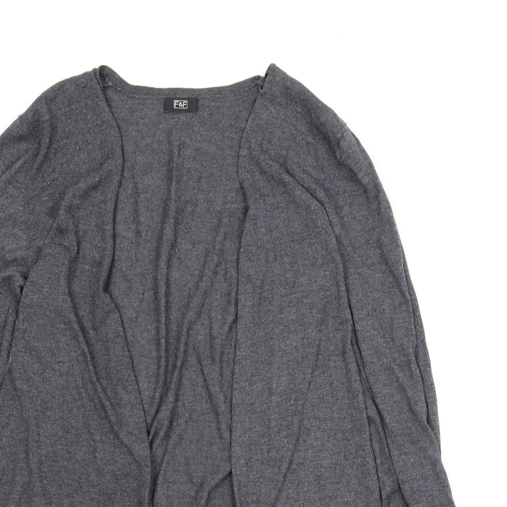 F&F Womens Grey   Cardigan Jumper Size 16