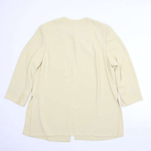 Gina Womens Beige   Cape Jumper Size 20