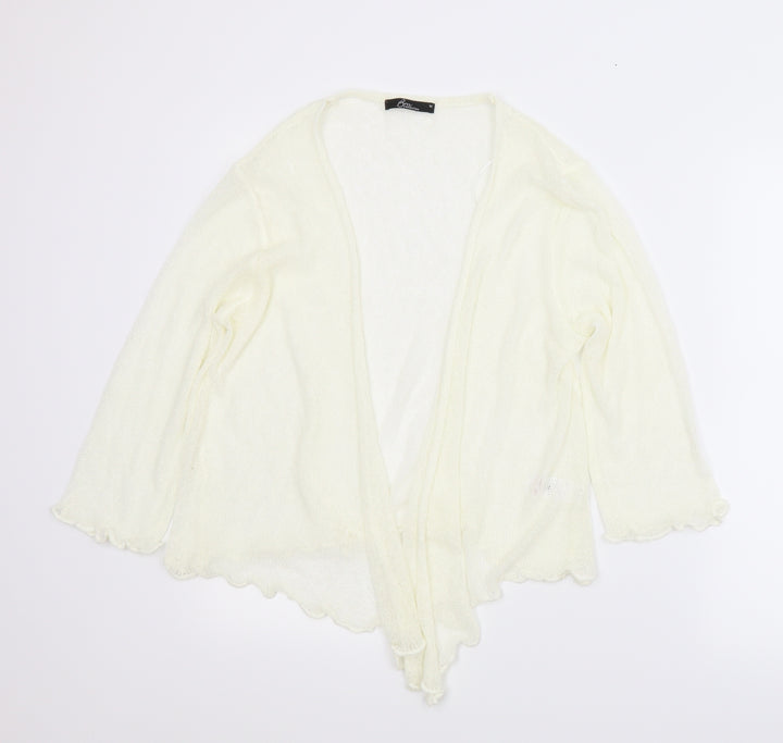 BM Womens Ivory   Cardigan Jumper Size M