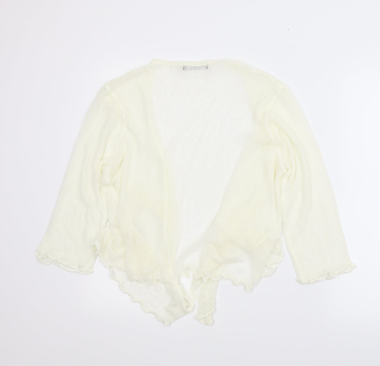 BM Womens Ivory   Cardigan Jumper Size M