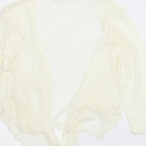 BM Womens Ivory   Cardigan Jumper Size M