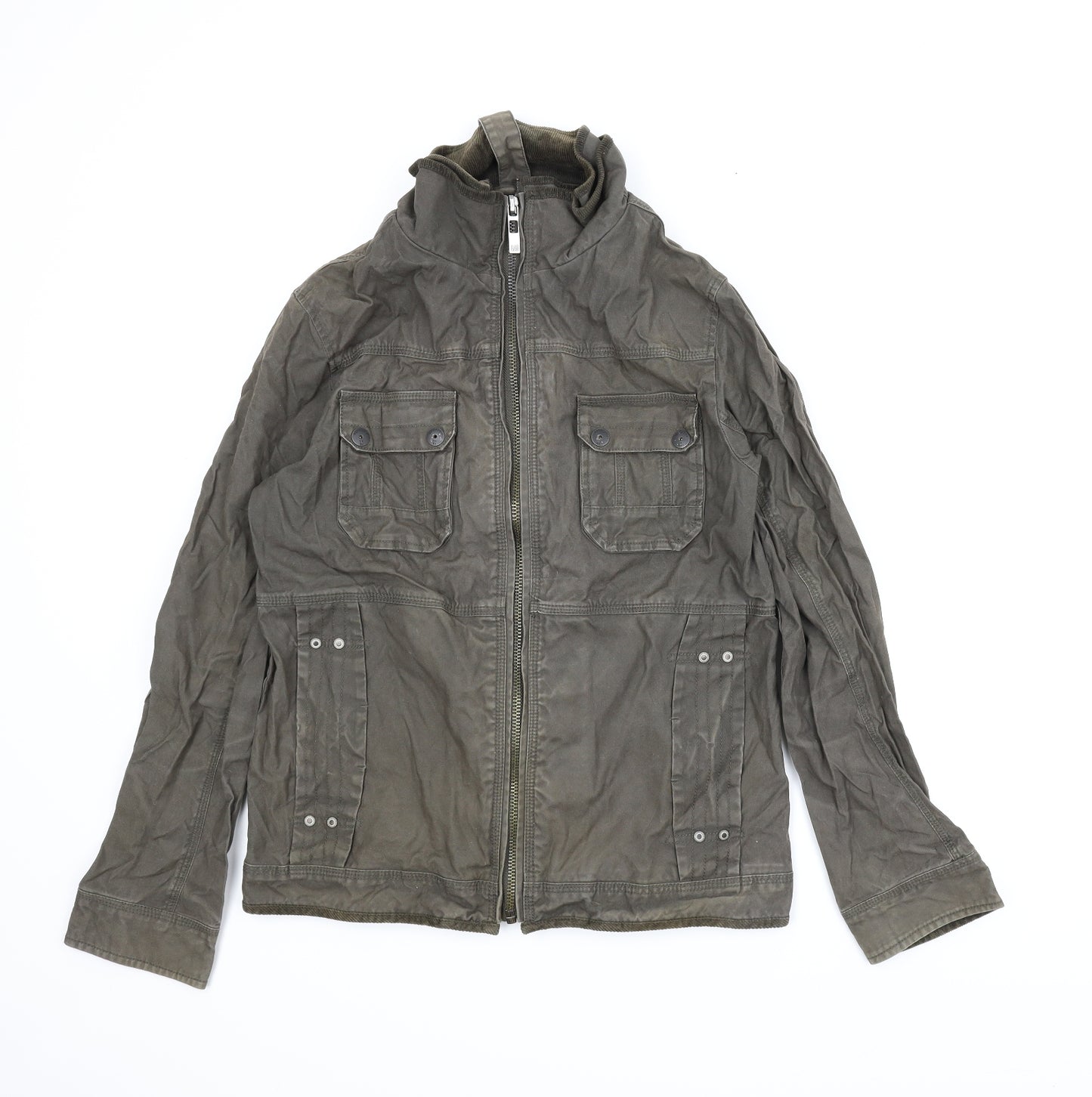 NEXT Mens Green   Military Jacket Coat Size M