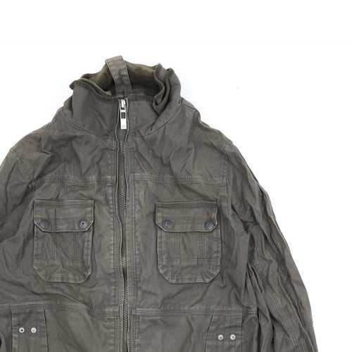 NEXT Mens Green   Military Jacket Coat Size M