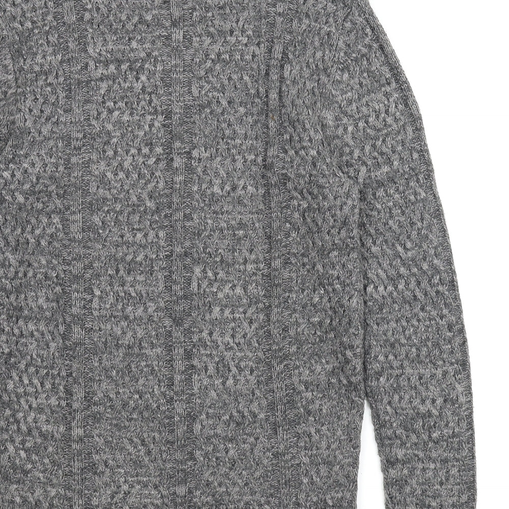 Brookhaven Mens Grey   Pullover Jumper Size S