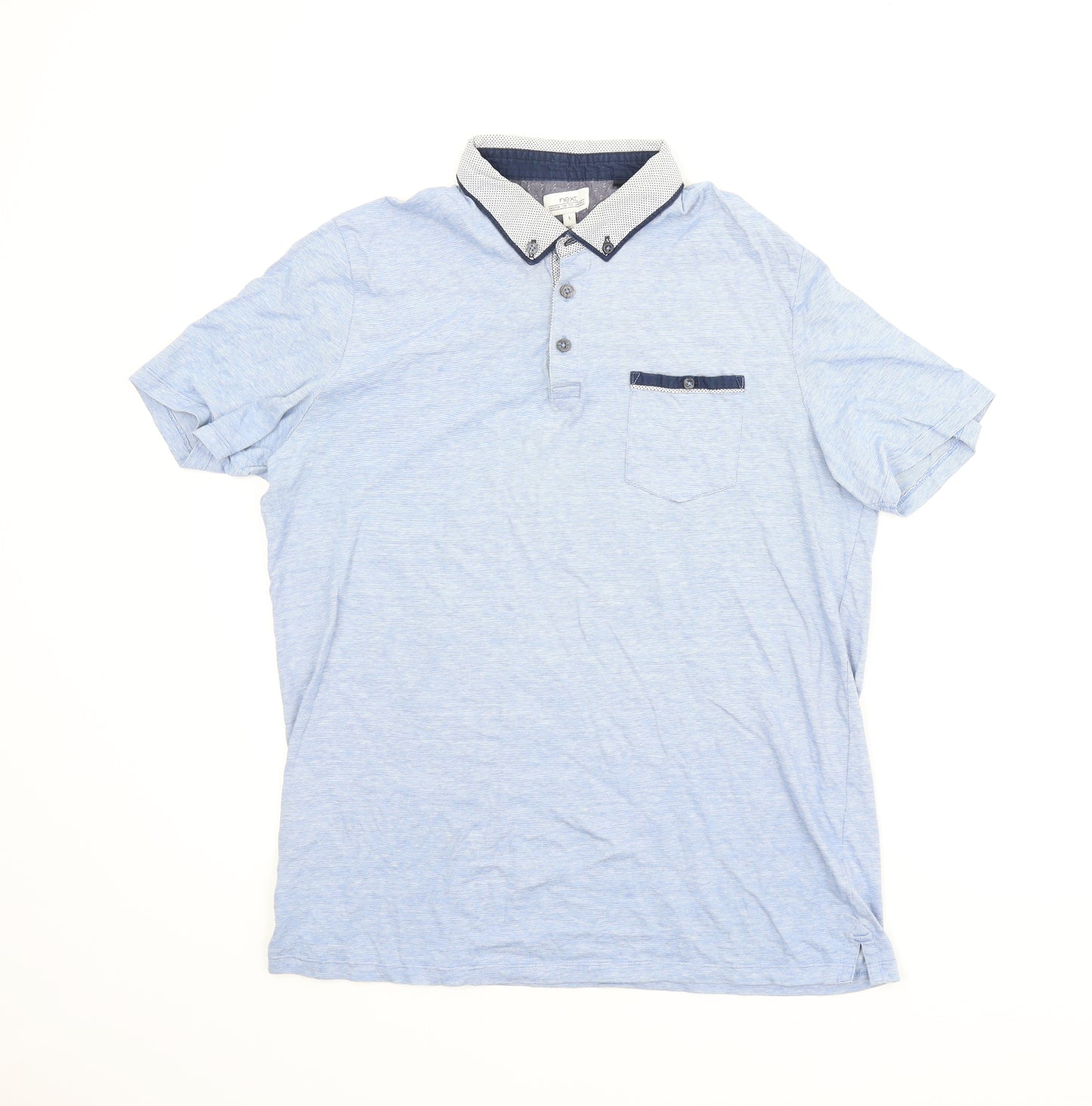 NEXT Mens Blue    T-Shirt Size L