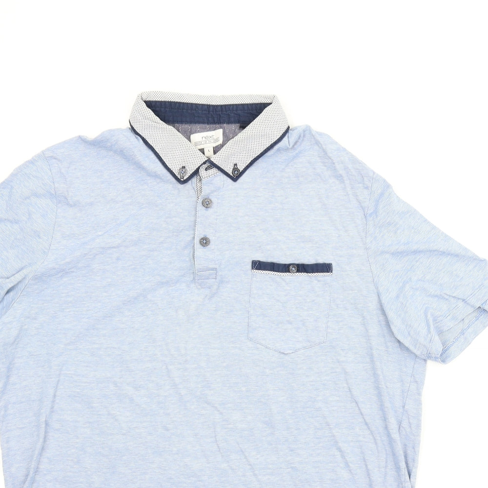 NEXT Mens Blue    T-Shirt Size L