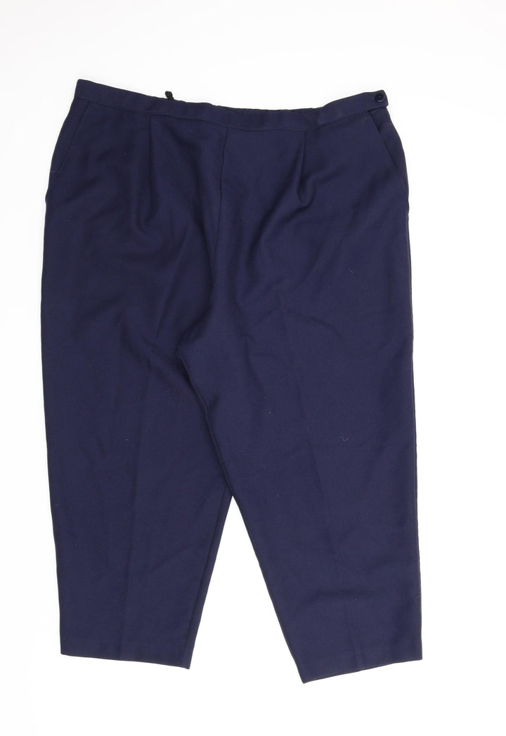 Unity Womens Blue   Carrot Trousers Size 26 L23 in