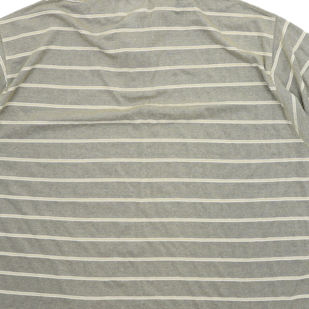 Chums Mens Green Striped   T-Shirt Size 2XL  - Polo