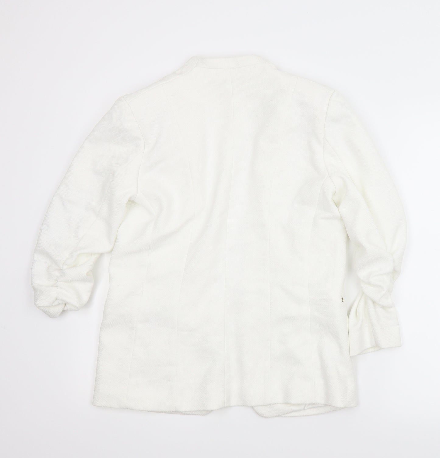 H&M Womens White   Jacket  Size 6  - Chanel jacket