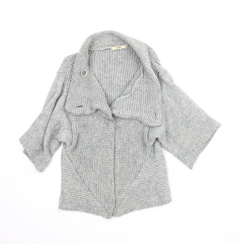 Oasis Womens Grey   Cardigan Jumper Size S