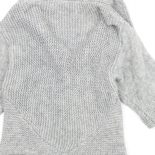 Oasis Womens Grey   Cardigan Jumper Size S