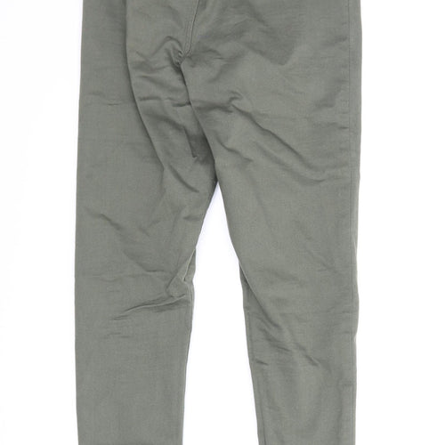F&F Womens Green   Carpenter Trousers Size 8 L27 in