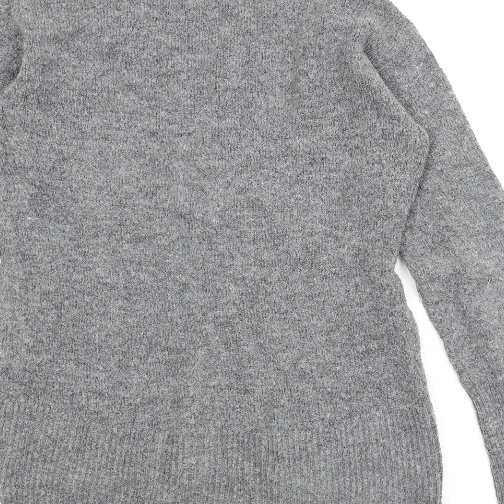 H&M Womens Grey   Pullover Jumper Size S