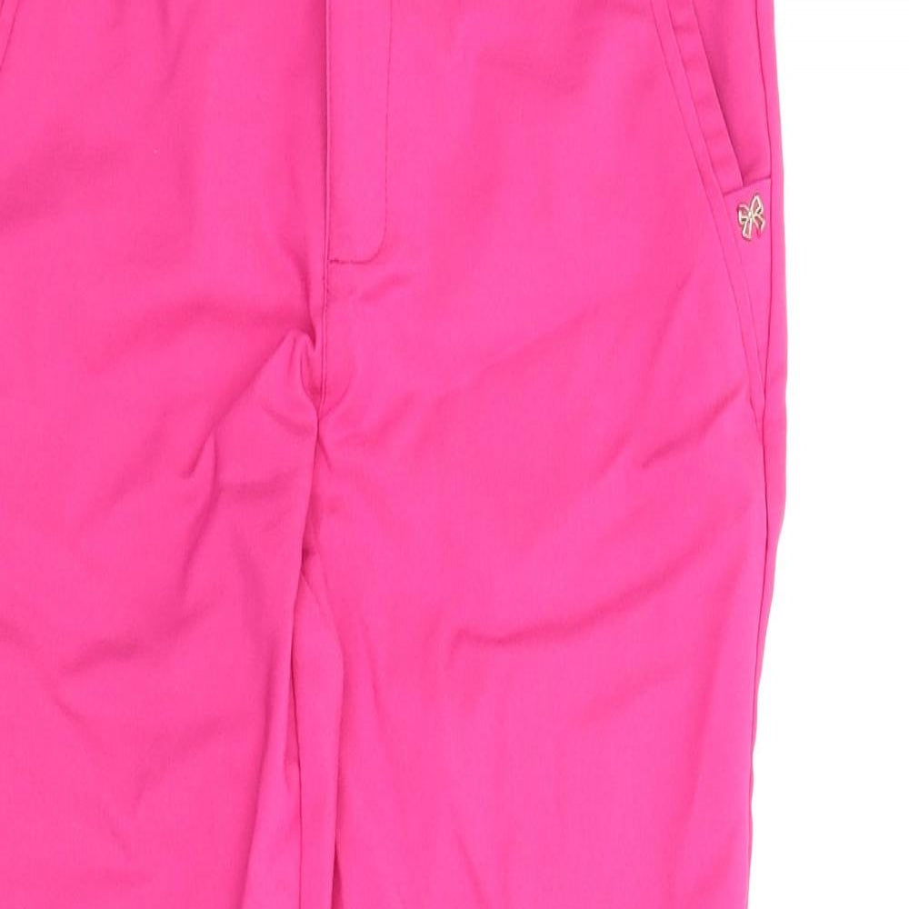 Freesia Womens Pink   Chino Trousers Size M L23 in