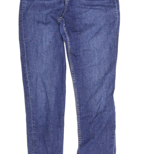 H&M Womens Blue  Denim Skinny Jeans Size 6 L28 in