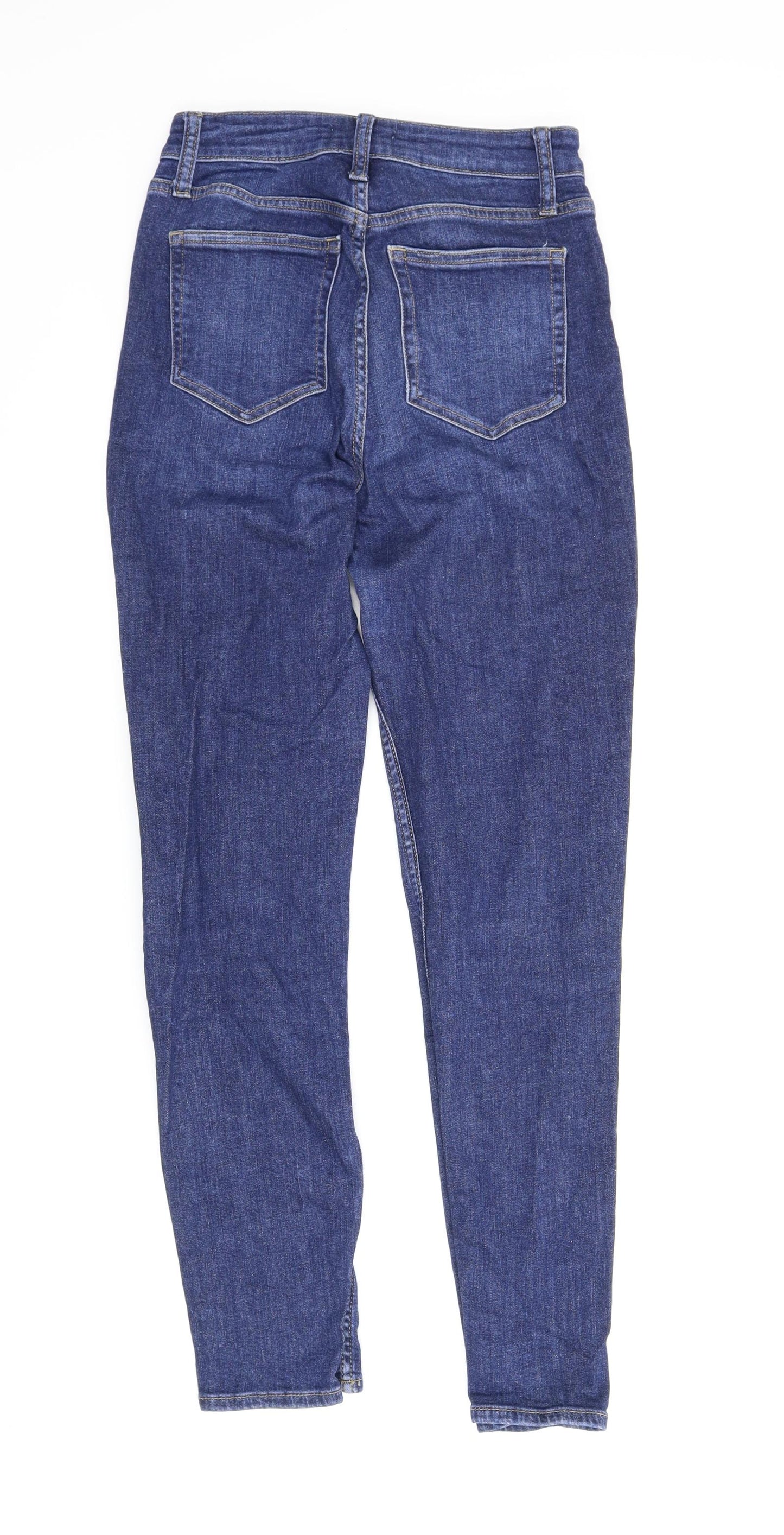 H&M Womens Blue  Denim Skinny Jeans Size 6 L28 in