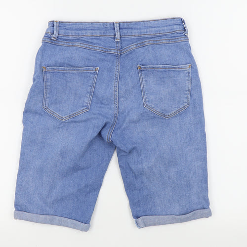 Dorothy Perkins Womens Blue   Chino Shorts Size 12