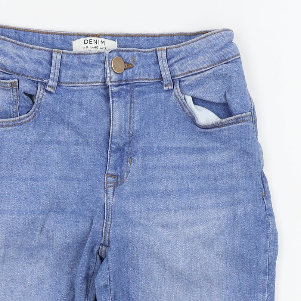 Dorothy Perkins Womens Blue   Chino Shorts Size 12