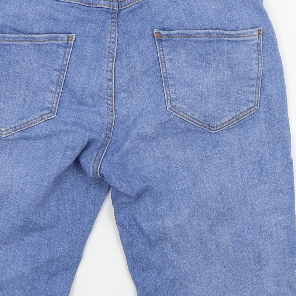 Dorothy Perkins Womens Blue   Chino Shorts Size 12