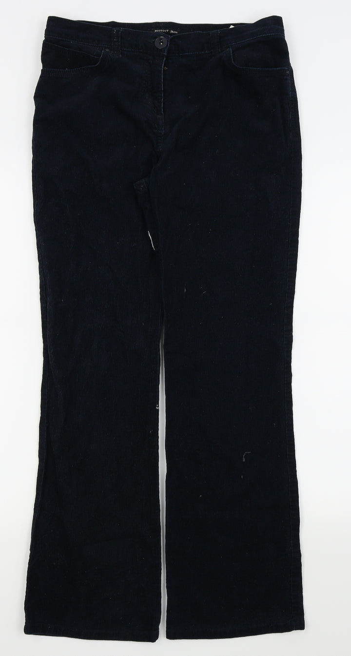 M&s Womens Black Tapered Jeans Size 10 L28.5 in