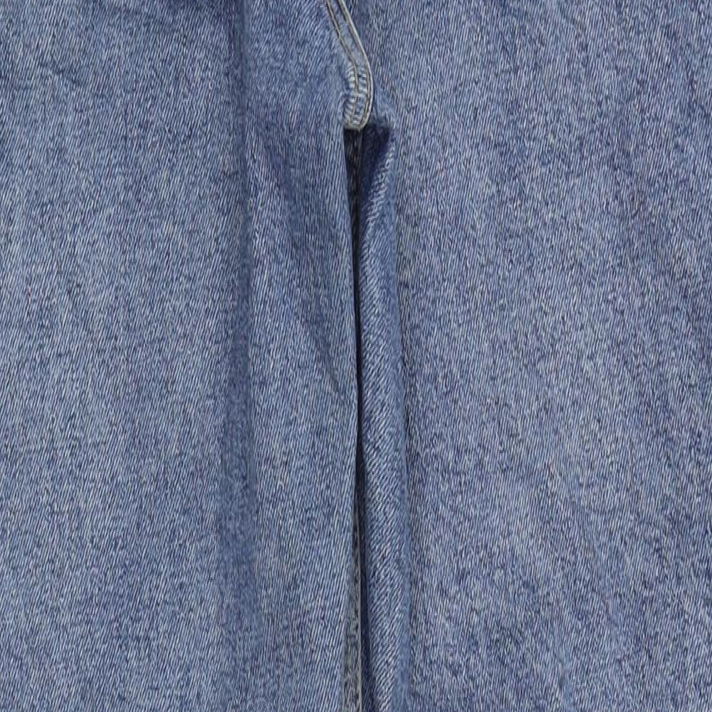 Zara Womens Blue   Mom Jeans Size 8 L24 in