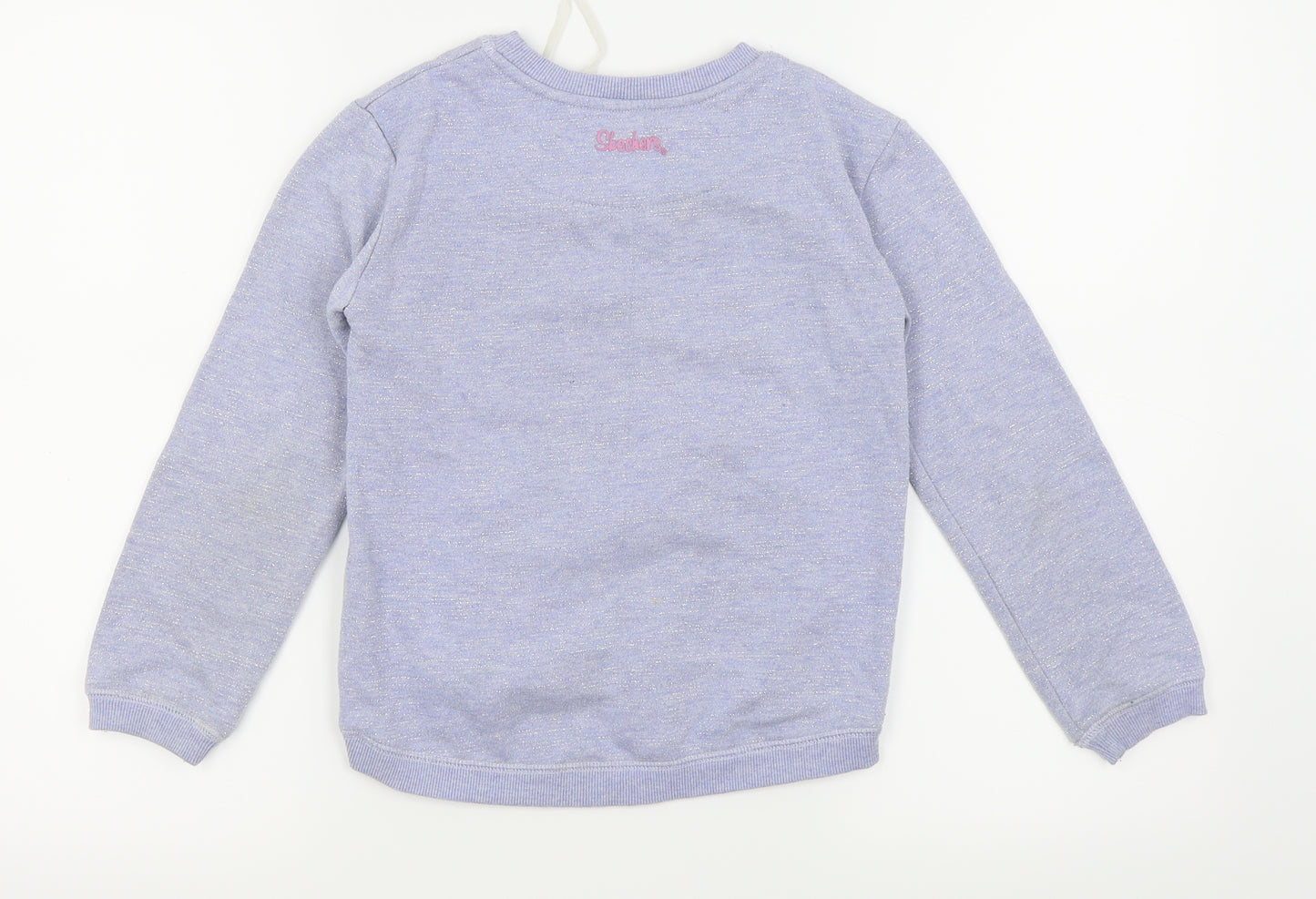 Sketchers Girls Blue   Pullover Jumper Size 6-7 Years