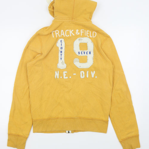 Aeropostale Mens Yellow   Full Zip Jumper Size S