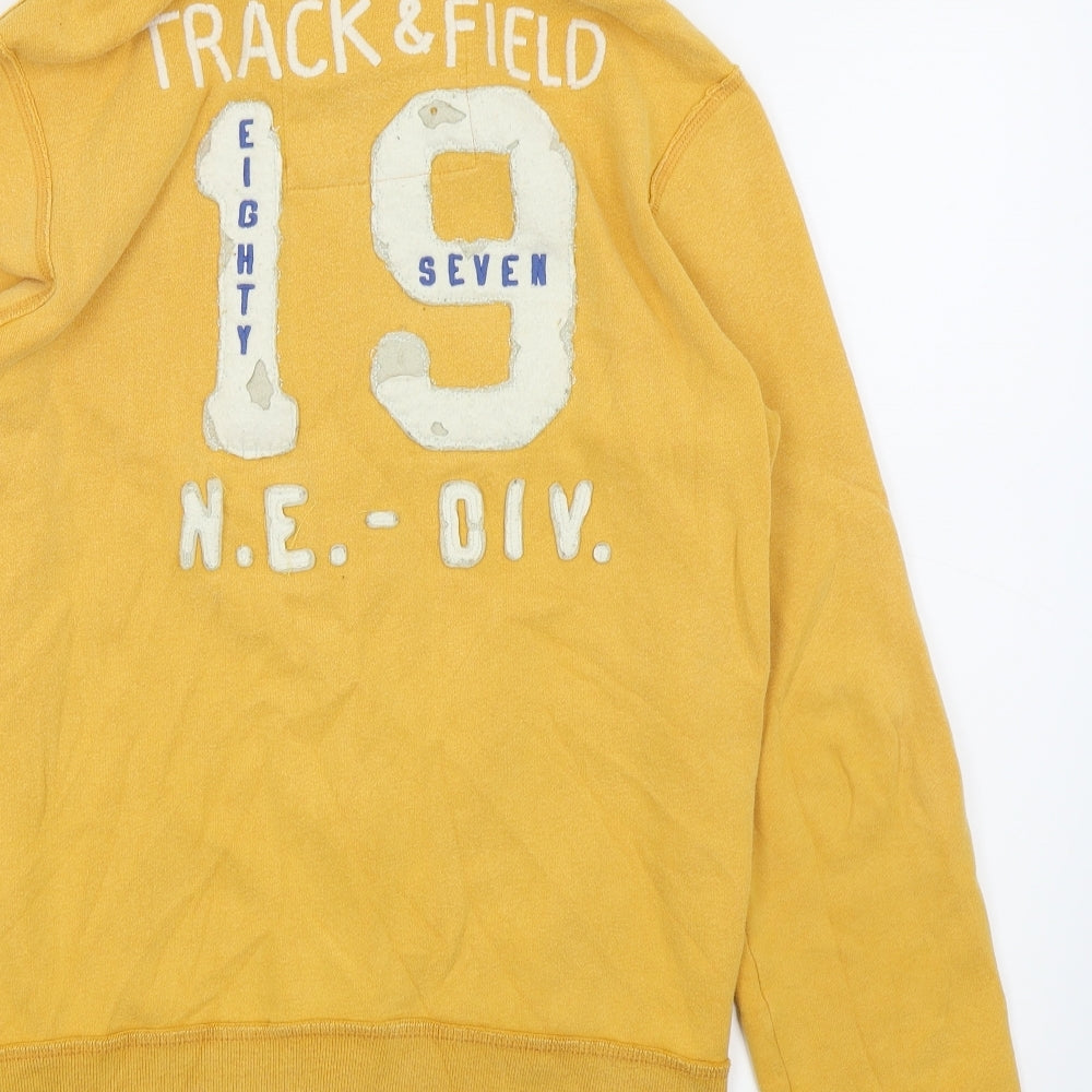 Aeropostale Mens Yellow   Full Zip Jumper Size S