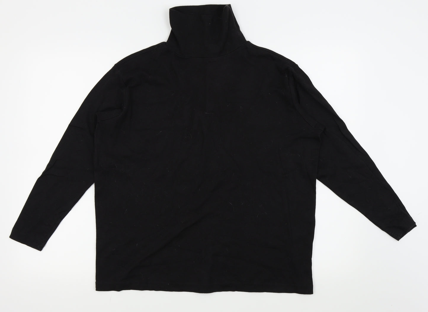 canda Womens Black   Basic T-Shirt Size 22