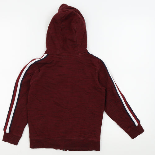 Asda George Boys Red   Full Zip Jumper Size 7-8 Years