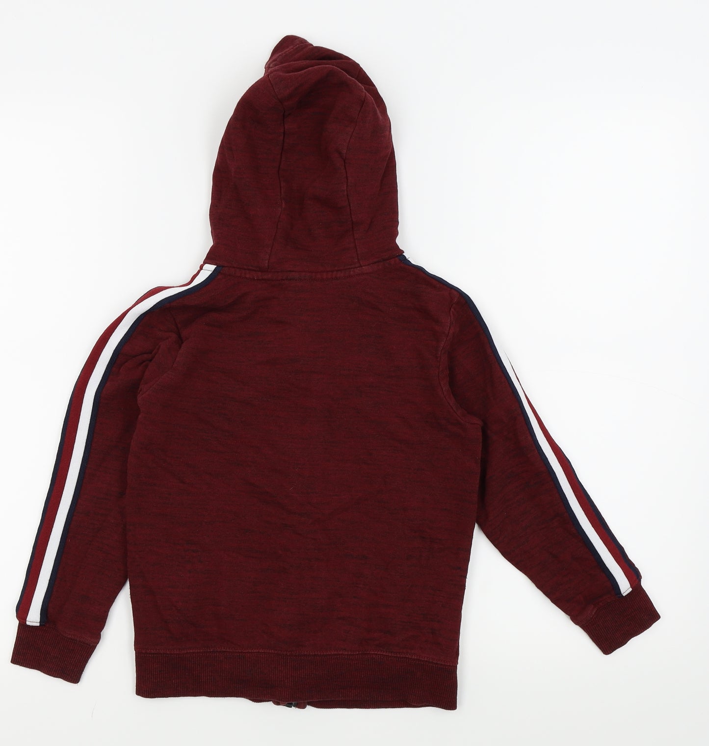 Asda George Boys Red   Full Zip Jumper Size 7-8 Years